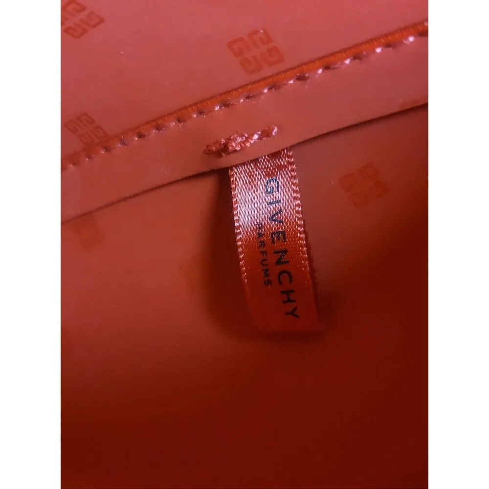 Givenchy Red Make Up Bag Faux Leather
